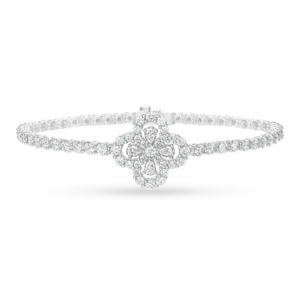 Duet Wraparound Diamond Bangle